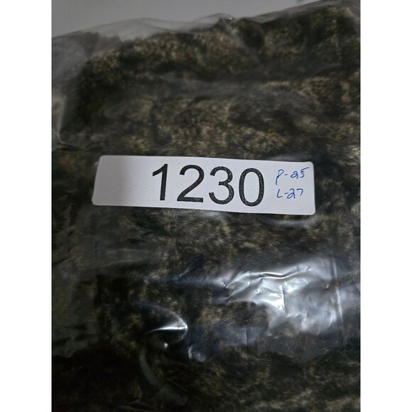 Dalia Collection Faux Fur Vest Black/Brown Striped mob wife cozy elegant warm - Picture 9 of 9